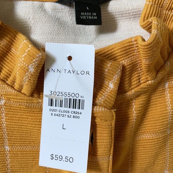 Ann Taylor Sleeveless Blouse Size L - Picture 3 of 3